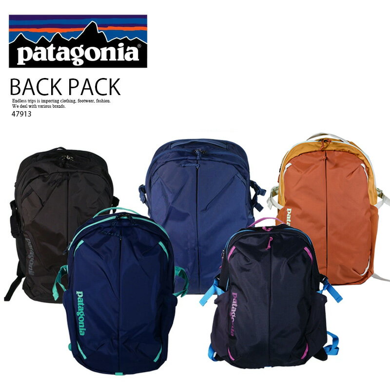 patagonia (パタゴニア) REFUGIO DAY PACK 26L (レフュジオ デイパック) ユニセックス メンズ レディース バックパック リュック 鞄 A4 47913 BLK(ブラック) CNY(ネイビー) CNYT(ネイビー/ブルー) PIBL(ブルー) SINY(オレンジ) n-pd