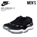 NIKE (ナイキ) AIR JORDAN 11 LOW IE (エア ジョーダン 11 ロー IE) メンズ ローカット スニーカー バスケットボール シューズ バッシュ マイケル ジョーダン タウンユース 普段使い アウトドア ストリート BLACK/BLACK-WHITE (ブラック/ブラック-ホワイト) 919712 001