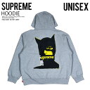 シュプリーム Supreme (シュプリーム) CATWOMAN HOODED SWEATSHIRT (キャットウーマン フーディッド スウェットシャツ) ユニセックス メンズ 裏起毛 パーカー フーディー スエットシャツ 西山 徹 普段使い カジュアル ストリート ヒップホップ 23FW ヘザー グレー FW23SW118 HTH GREY