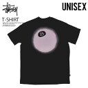 STUSSY ステューシー Tシャツ 8 BALL FADE SS TEE (8ボール フェード ショートスリーブ T)トップス ロゴ プリント コットン カジュアル 半袖 半袖Tシャツ 黒 ブラック ST0M0420 BLACK エンドレストリップ