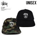 STUSSY ステューシー キャップ SS LINK LOW PRO CAP(SSリンク ロー プロ キャップ) 帽子 ロゴ 刺繍 ユニセックス メンズ レディース カジュアル ストリート BLACK (ブラック) 黒 CAMO (カモ) 迷彩 カモ柄 ST7M0109 コットン ENDLESS TRIP ENDLESSTRIP エンドレストリップ