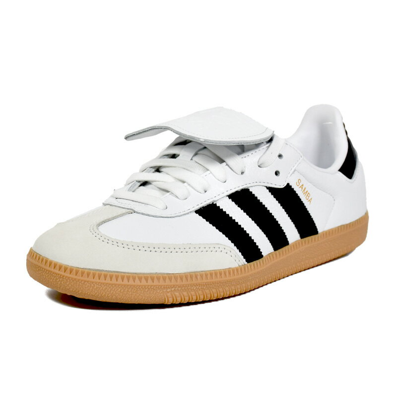 adidas (アディダス) SAMBA LT W (サンバ LT ウィメンズ) レディース ローカット スニーカー サッカー シューズ タウンユース 普段使い カジュアル アウトドア ストリート スポーツ レトロ クラシック 名作 FTWWHT/CBLACK/GOLDMT (ホワイト/ブラック/ゴールド) IG4279 dpd-2