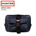 ハンター ミニショルダーバッグ レディース 【大人気! 希少! レディース】HUNTER (ハンター) Nylon 3Way Top Clip Crossbody （ナイロン 3ウェイ トップ クリップ クロスボディ）3WAYバッグ ウエストバッグ ショルダーバッグ ハンドバッグ クロスボディバッグ NAVY (ネイビー) UBX1211KBM NVY dpd