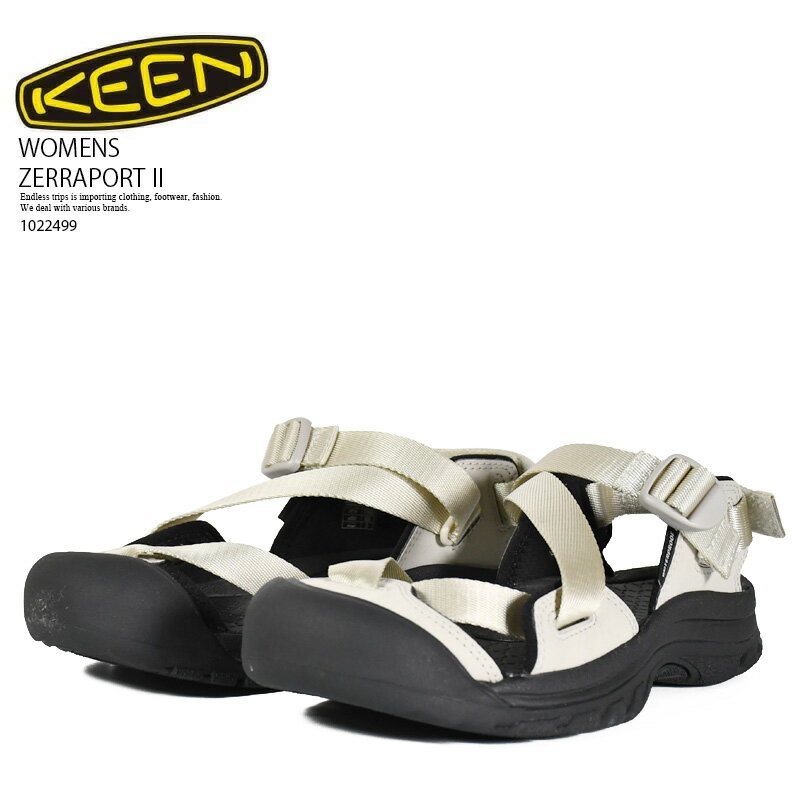 乐天商城 - KEEN (キーン) WOMENS ZERRAPORT II (ウィメンズ ゼラポート ツー) レディース 水陸両用 ハイブリッド サンダル キャンプ 川 海 BBQ フェス 釣り レジャー カジュアル アウトドア 街履き 普段使い (シルバーグレー/ブラック) 1022499 R0068