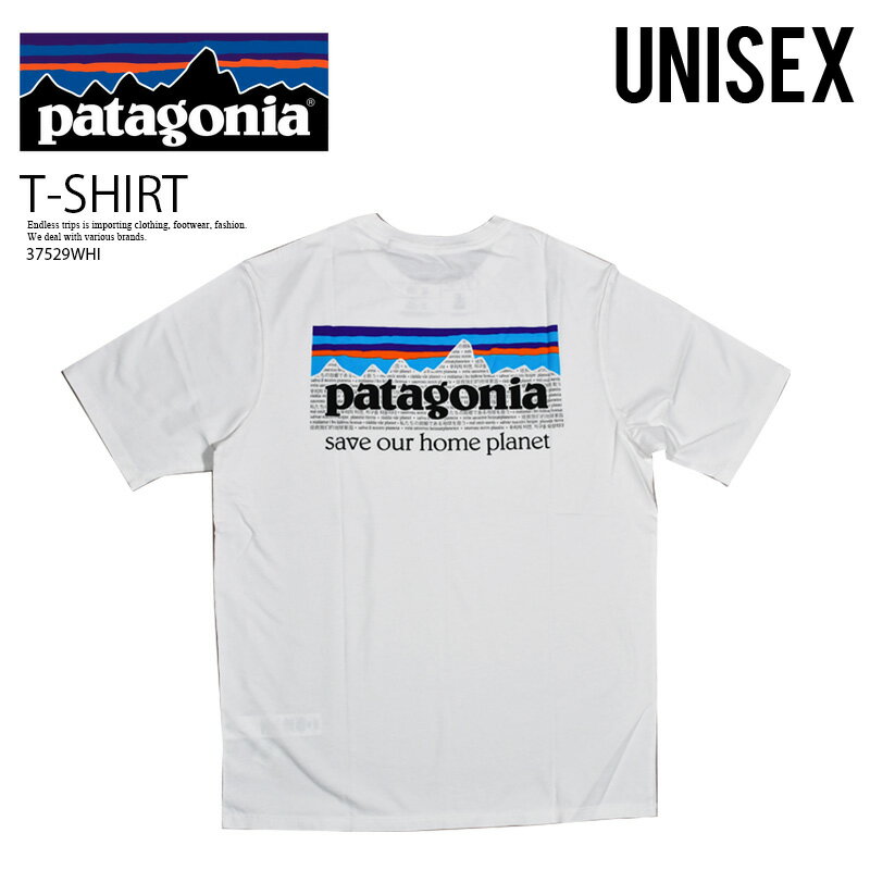 楽天ENDLESS TRIP 楽天市場店【希少!!大人気! ユニセックス サイズ】 patagonia（パタゴニア）P-6 MISSION ORGANIC T-SHIRT （ミッション オーガニック Tシャツ） メンズ レディース 半袖 半袖T トップス WHITE （ホワイト） 37529 WHI エンドレストリップ dpd