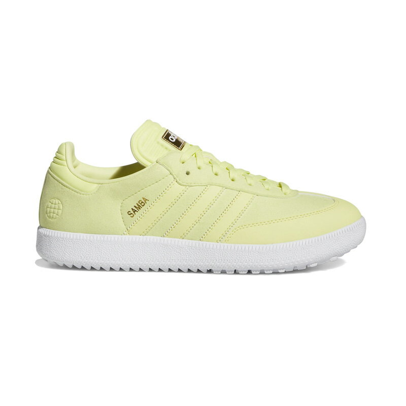 adidas (アディダス) ゴルフシューズ SAMBA SPIKELESS GOLF SHOES SPECIAL EDITION (サンバ スパイクレス ゴルフ シューズ スペシャル エディション) メンズ PULSE YELLOW/PULSE YELLOW/CLOUD WHITE イエロー HP7877 エンドレストリップ ypd