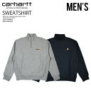 CARHARTT WIP (カーハート) HALF ZIP AMERICAN SCRIPT SWEATSHIRT (ハーフジップ アメリカン スクリプト スウェ...