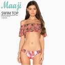 【希少!大人気!レディース スイムウェア】 Maaji (マージ) BOOGIE WONDERLAND TOP (WITHOUT SOFT CUPS) ウィメンズ 水着 ビキニ トップス ビキニ 赤 レッド RED MULTI 1929MTN【※トップスのみ】 ENDLESS TRIP dpd-3