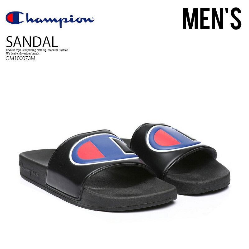  CHAMPION (チャンピオン) IPO SLIDE (IPO スライド) ヘルシーサンダル BLACK (ブラック) CM100073M ENDLESS TRIP dpd-4