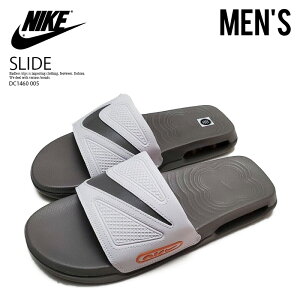 NIKE (ナイキ) AIR MAX CIRRO SLIDE (エア マックス シロ スライド) メンズ スライド シャワー サンダル トレンド スポーツ ストリート アウトドア ビーチ プール キャンプ カジュアル タウンユース 普段使い PLATINUM TINT/FLAT PEWTER (プラチナ/グレー) DC1460 005