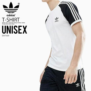 Rakuten Fashion THE SALE 【日本未入荷! 海外限定! ユニセックス Tシャツ】 adidas (アディダス) 3-STRIPES TEE (3ストライプス Tシャツ) MENS LADYS メンズ レディース ラグラン Tシャツ 半袖 WHITE/BLACK (ホワイト/ブラック) DM7630