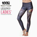 【希少!大人気!レディース ヨガ レギンス】 teeki (ティキ) LOVE THE ELEPHANT HOT PANTS フィットネス スポーツ BLUE (ブルー) アスレジャー スポーツミックス ENDLESS TRIP ENDLESSTRIP エンドレストリップ dpd-3