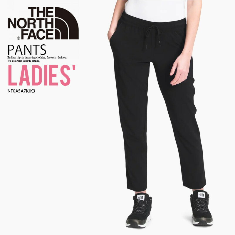 THE NORTH FACE (ザ ノースフェイス) WOMEN'S NEVER STOP WEARING ANKLE PANT (ウィメンズ ネバー ストップ ウェアリング アンクル パンツ) レディース パンツ アンクルパンツ ボトムス カジュアル アウトドア スポーツ ハーフドームロゴ TNF BLACK ブラック NF0A5A7KJK3 dpd