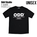  ODD STUDIO (オッドスタジオ) COORDINATE T-SHIRT (コーディネート Tシャツ) 半袖T トップス ユニセックス メンズ レディース BLACK (ブラック) OS-COORDINATETSHIRT-BLACK エンドレストリップ dpd