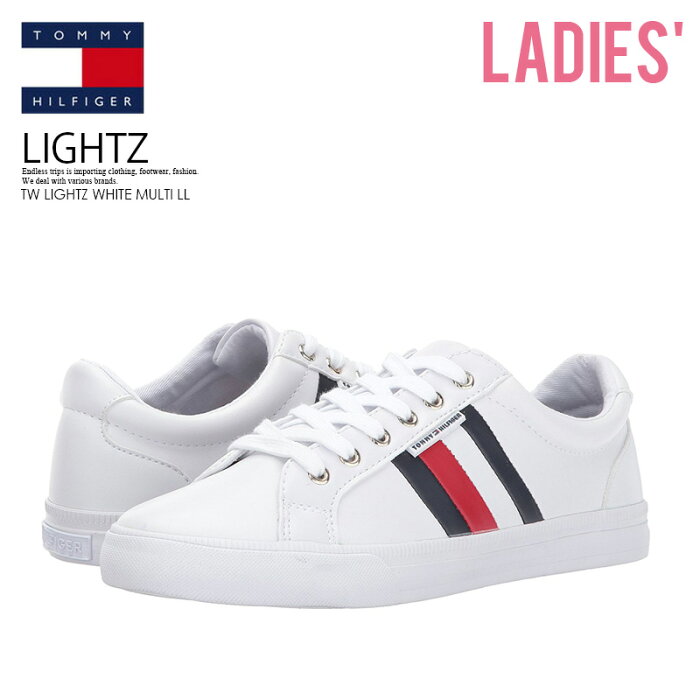 【アウトレット☆訳あり価格商品】 TOMMY HILFIGER (トミー ヒルフィガー) WOMENS LIGHTZ (ライツ) スニーカー WHITE MULTI (ホワイト) TW LIGHTZ WHITE MULTI LL 【外箱ダメージ・又は別箱でのお届け】 dpd