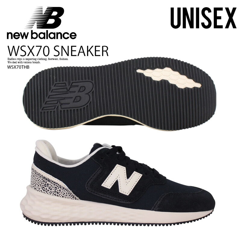 NEW BALANCE ˥塼Х WSX70 SNEAKER ˥å  ǥ ˡ 塼 쥪ѡ ҥ祦 BLACK ֥å  WSX70THB ENDLESS TRIP ENDLESSTRIP ɥ쥹ȥå