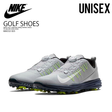 【日本未入荷!希少!ユニセックス ゴルフシューズ】 NIKE (ナイキ) LUNAR COMMAND 2 BOA (ルナ コマンド 2 ボア) ゴルフ GOLF スパイク WOLF GREY/WHITE-THUNDER BLUE (グレー/ホワイト/ブルー) 888552 005