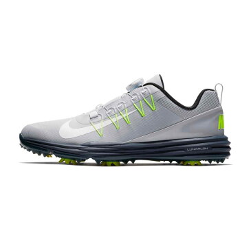 【日本未入荷!希少!ユニセックス ゴルフシューズ】 NIKE (ナイキ) LUNAR COMMAND 2 BOA (ルナ コマンド 2 ボア) ゴルフ GOLF スパイク WOLF GREY/WHITE-THUNDER BLUE (グレー/ホワイト/ブルー) 888552 005