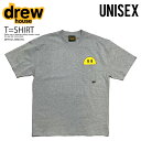 DREW HOUSE (ドリュー ハウス) MINI MASCOT POCKET TEE (ミニ マスコット ポケット Tシャツ) 半袖 半袖Tシャツ トップス ジャスティンビーバー スマイル HEATHER GREY(グレー) DHHJ2120MCHG ENDLESS TRIP エンドレストリップ dpd