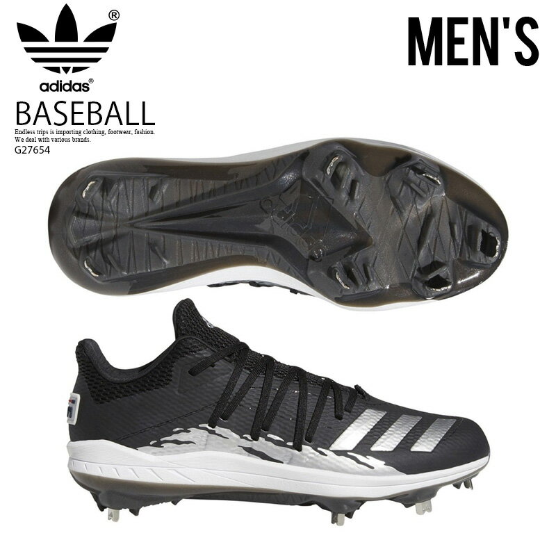 【メンズ 野球 ベースボールシューズ】 adidas アディダス AFTERBURNER 6 SPEED TRAP アフターバーナー 6 スピード トラップ メンズ MENS BASEBALL スパイク 野球スパイクシューズ CBLACK/SILV…