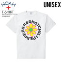 【日本未入荷 入手困難 ユニセックス】 NOAH NYC/Red Hot Chili Peppers (ノア ニューヨーク/レッドホットチリペッパーズ) Noah x RHCP Unlimited Love Tour Tee (アンリミテッド ラブ ツアー Tシャツ) 半袖 Tシャツトップス カットソー WHITE ホワイト T122FW22WHT dpd