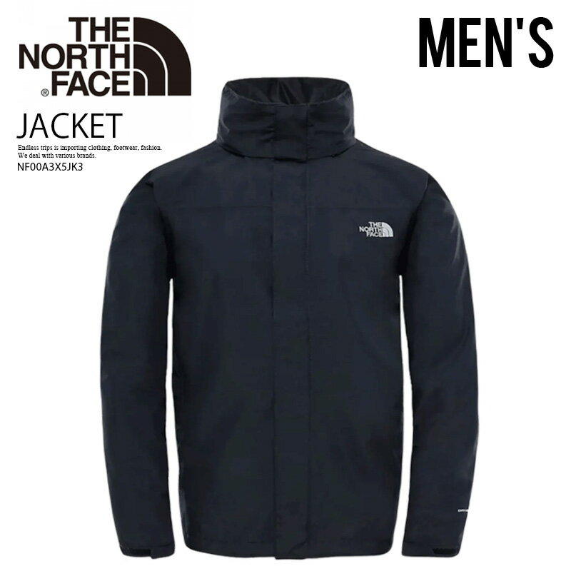 THE NORTH FACE (ノースフェイス) MEN'S SANGRO JACKET (メンズ サングロ ジャケット) アウター メンズ ジャケット TNF BLACK (ブラック) 撥水加工 アウトドア 軽量 NF00A3X5JK3 エンドレストリップ dpd