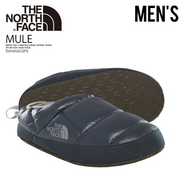 楽天お買い物マラソン！【日本未入荷! 希少! メンズ サンダル】 THE NORTH FACE (ザ ノース フェイス) MEN'S NSE TENT MULE III SLIPPERS (テント ミュール スリッパ) キルティング スリップ オン スリッポン SHURBNVY/GRIFFINGRY(ネイビー グレー) T0AWMG5PX ENDLESS TRIP