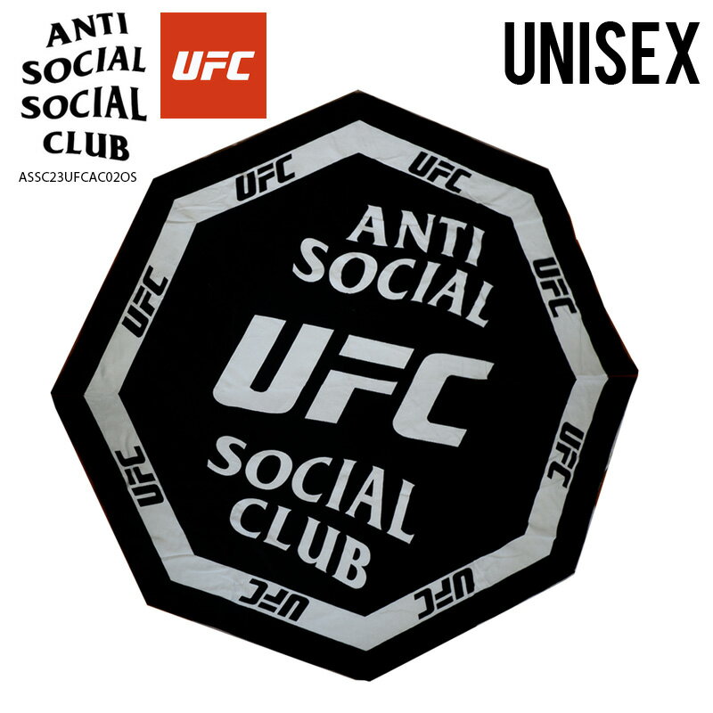 ANTI SOCIAL SOCIAL CLUB/UFC (アンチ ソーシャル ソーシャル クラブ/UFC) ASSC X UFC HOME ALONE BEACH TOWEL ホーム アローン ビーチ タオル バスタオル MMA 総合格闘技 雑貨 海 ビーチ プール ストリート スケーター アウトドア 23SS BLACK ブラック ASSC23UFCAC02OS dpd 1