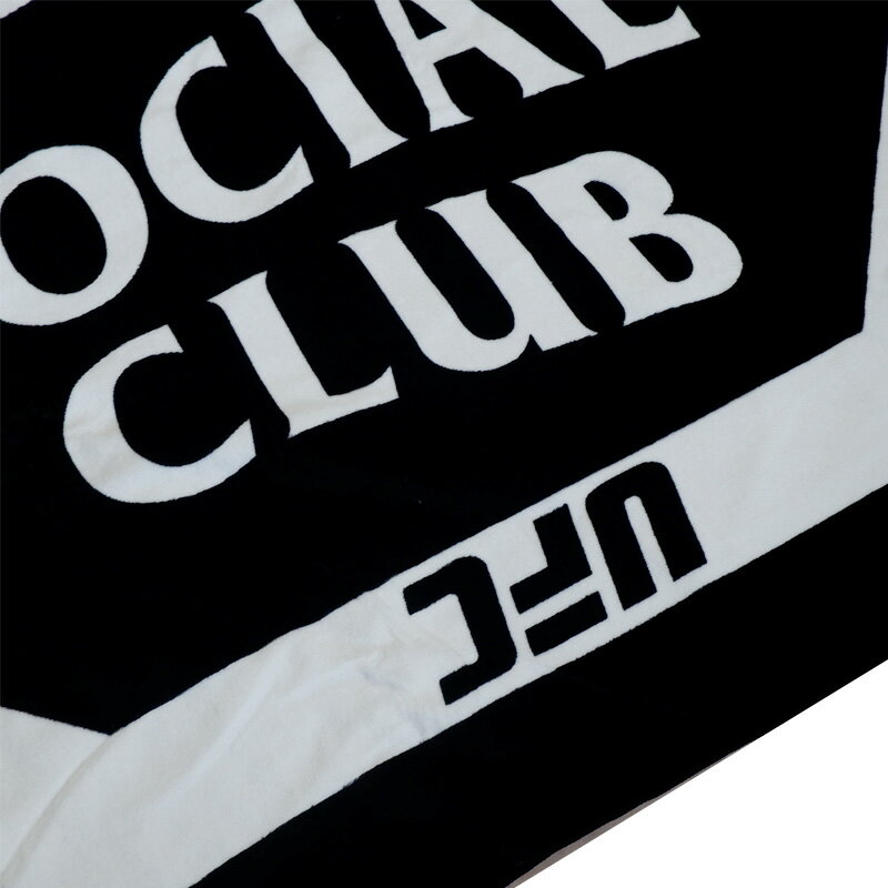 ANTI SOCIAL SOCIAL CLUB/UFC (アンチ ソーシャル ソーシャル クラブ/UFC) ASSC X UFC HOME ALONE BEACH TOWEL ホーム アローン ビーチ タオル バスタオル MMA 総合格闘技 雑貨 海 ビーチ プール ストリート スケーター アウトドア 23SS BLACK ブラック ASSC23UFCAC02OS dpd 2