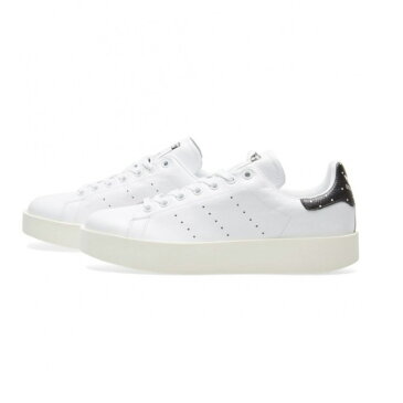 【入手困難! 大人気! レディース モデル】 adidas (アディダス) STAN SMITH W (スタン スミス) 厚底 厚底スニーカー 水玉 ドット柄 レディース スニーカー FTWWHT/FTWWHT/CBLACK (ホワイト/ブラック) レザー BA7771 ENDLESS TRIP エンドレストリップ