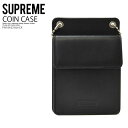 Supreme (シュプリーム）LEATHER ID HOLDER + WALLET (レザー IDホルダー ウォレット) 小銭入れ 財布 チェーンショルダー メンズ レディース BLACK (ブラック) SUPREME FW18A53 BLACK ENDLESS TRIP エンドレストリップ dpd-3