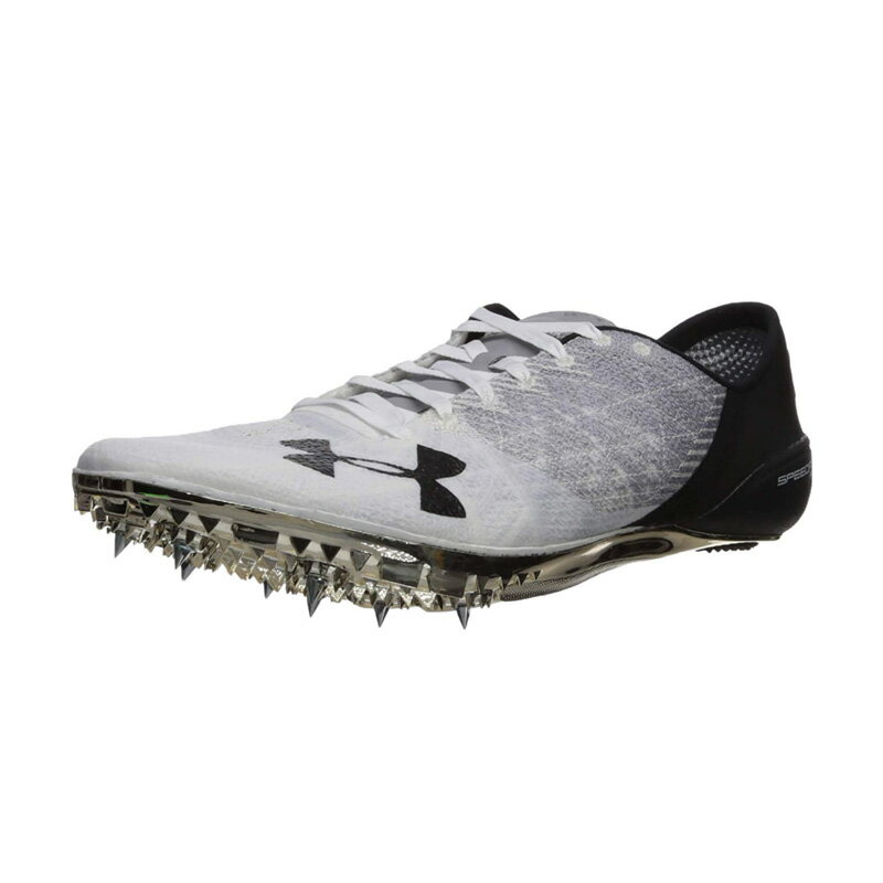 【アウトレット☆訳あり価格商品】【希少! メンズ 短距離用 陸上 シューズ】 UNDER ARMOUR (アンダーアーマー) UA SPEEDFORM SPRINT 2 (スピードフォーム スプリント 2) MENS 陸上スパイク 陸上競技 (ホワイト) 3000019-100 【※箱ダメージ、もしくは別箱でのお届け】