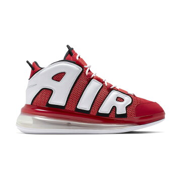 【希少! 入手困難! メンズ スニーカー 】 NIKE（ナイキ）AIR MORE UPTEMPO 720 QS 2 (エア モア アップテンポ) モアテン メンズスニーカー スニーカー UNIVERSITY RED/WHITE-BLACK (レッド/ホワイト) メッシュ CJ3662 600 エンドレストリップ ENDLESSTRIP 厚底