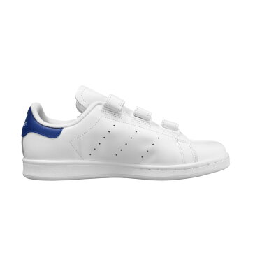 【希少! 大人気! ユニセックス サイズ】 adidas (アディダス) STAN SMITH (スタン スミス) ベルクロ メンズ レディース スニーカー FTWWHT/FTWWHT/CROYAL (ホワイト/ブルー) S80042 ENDLESS TRIP エンドレストリップ