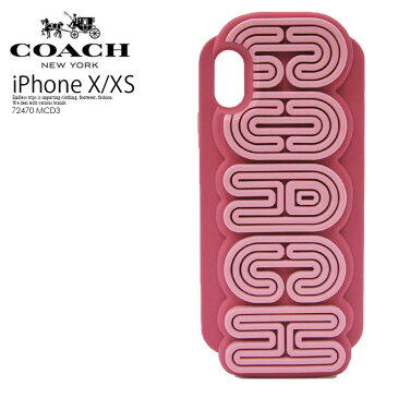 【大人気! 希少!】 COACH (コーチ) SILICONE COACH X PHONE CASE (シリコン コーチ フォン ケース) iPhone X/XS 対応 アイフォン ピンク ソフトケース MULTICOLOR/DARK PINK (マルチ ダークピンク) 72470 MCD3 ENDLESS TRIP ENDLESSTRIP エンドレストリップ dpd-2