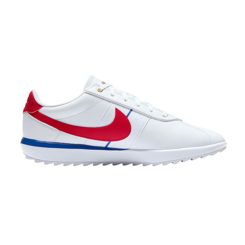 【希少なレディースサイズ】 NIKE （ナイキ）WOMENS CORTEZ G (コルテッツ G) メンズ レディース ユニセックス ゴルフシューズ スパイクレス WHITE/VARSITY RED (ホワイト) 白 (CI1670 100) ENDLESS TRIP エンドレストリップ