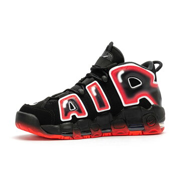 【希少! 入手困難! メンズ】 NIKE（ナイキ）AIR MORE UPTEMPO '96 QS (エア モア アップテンポ) モアテン メンズスニーカー 黒 赤 BLACK/WHITE-LASER CRIMSON (ブラック レーザークリムゾン) CJ6129 001 エンドレストリップ ENDLESSTRIP