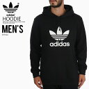 【大人気 希少 ユニセックス サイズ】 adidas (アディダス) TREFOIL HOODIE ( トレフォイル フーディー ) パーカー プルオーバー トップス メンズ レディース BLACK (ブラック) DT7964 dpd-3