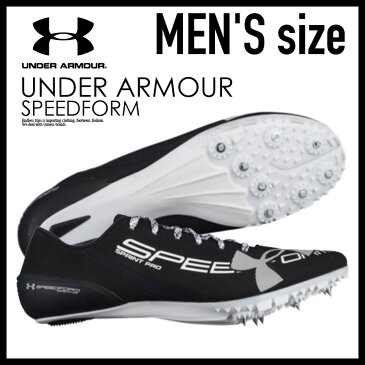 【希少!大人気!メンズ 短距離用 シューズ】 UNDER ARMOUR (アンダーアーマー) UA SPEEDFORM SPRINT PRO JESSE OWENS EDITION(スピードフォーム スプリント プロ) MENS 陸上競技 BLK/WHT/WHT (ブラック/ホワイト) 1303520-001 ENDLESS TRIP ENDLESSTRIP エンドレストリップ