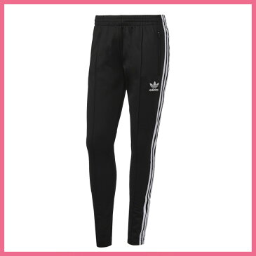 【希少!大人気! レディース スキニージャージ】 adidas (アディダス) SUPERSTAR TRACK PANTS W (スーパースター トラック パンツ) WOMENS SUPERGIRL ウィメンズ スーパーガール ジョガーパンツ BLACK/WHITE (ブラック/ホワイト) BK0004 ENDLESS TRIP エンドレストリップ