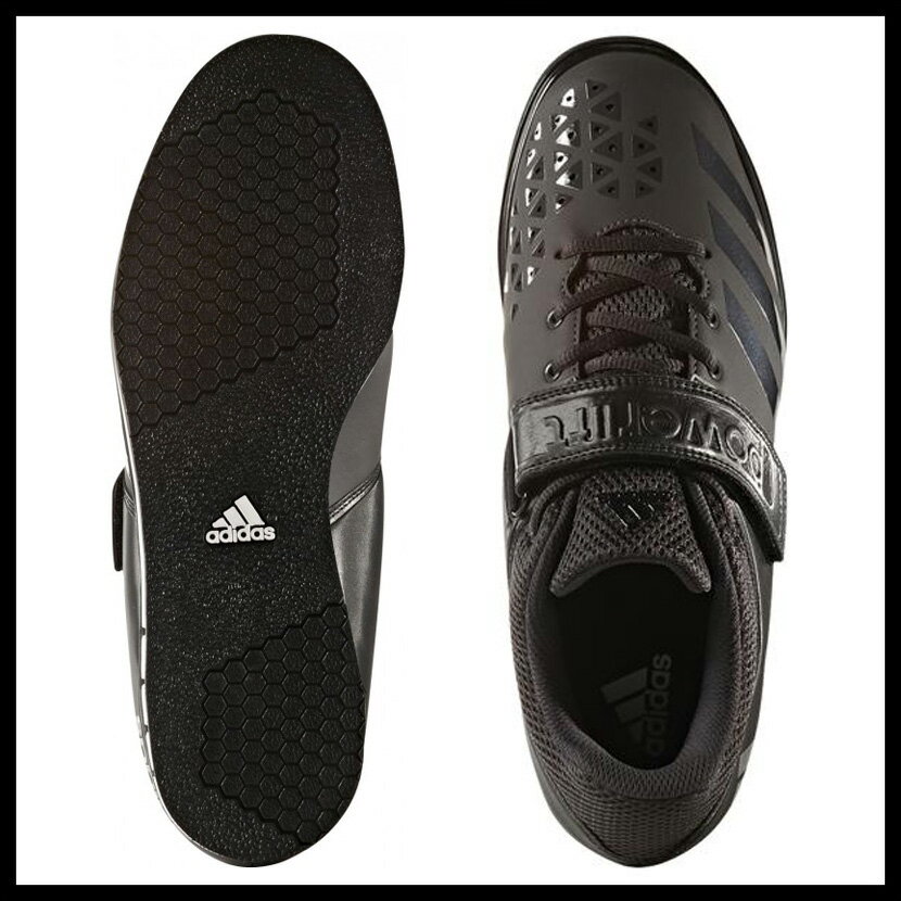 【希少!大人気!メンズ モデル】 adidas（アディダス）POWERLIFT.3.1 (パワーリフト) MENS パワーリフティング ウェイトリフティング 重量挙げ シューズ UTILITY BLACK/CORE BLACK/WHITE (ブラック/ホワイト) BA8019【外箱ダメージあり】 ENDLESS TRIP エンドレストリップ