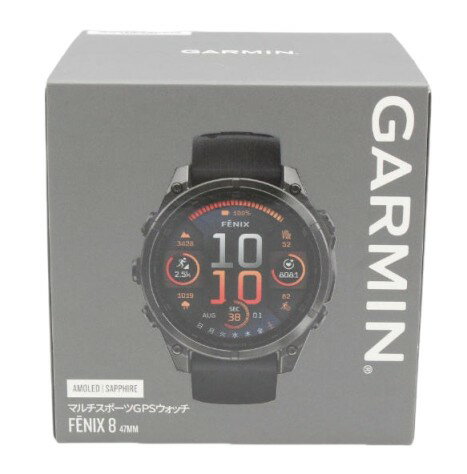 【保証付】【国内正規品】【500円クーポン発行中】ガーミン GARMIN fenix 8 Sapphire AMOLED 47mm Ti Carbon Gray...