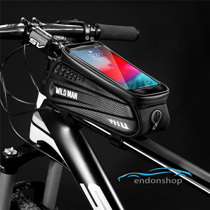 トップチューブバッグ フレームバッグ 自転車 スマホホルダー ロードバイク クロス...