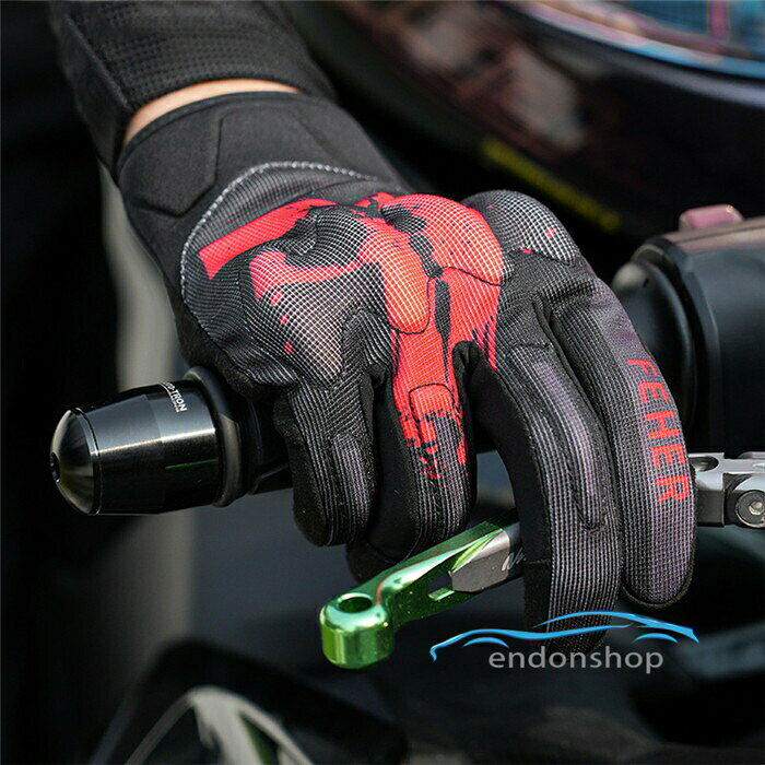 バイクグローブ オートバイグローブ 手袋 通気 防風 自転車 バイク スマホタッチ 手ぶくろ スマホ対応 プロテクター 滑り止め 軽量 ツーリング 春 夏 秋 メンズ 男性 登山 散歩 釣り オフロード 怪我防止 自転車にも