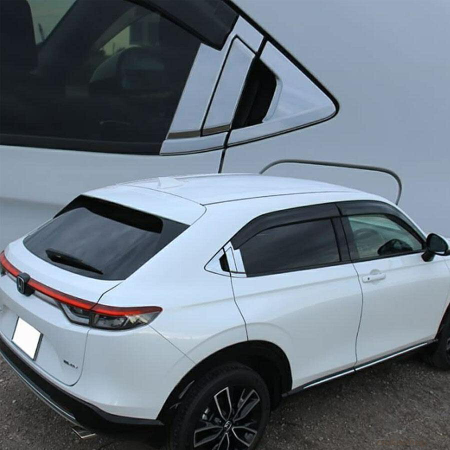 【楽天スーパーSALE】新型 ホンダ ヴェゼル RV系 アクセサリー リアドアハンドルガーニッシュ ドアハンドルカバー スマートエントリー対応