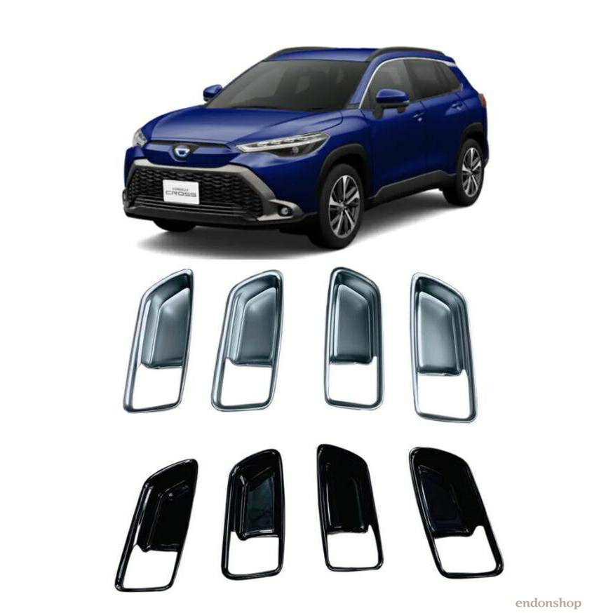 トヨタ カローラクロス COROLLA CROSS 専用 フロント リア インナー ドアハンドル ガーニッシュ ドレスアップ アクセサリー