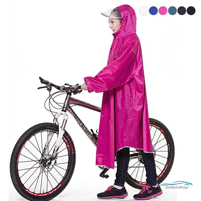 円頓SHOPのレインコート 自転車 通学 ポンチョ レディース メンズ おしゃれ 通学用 自転車用 レインスーツ レインウェア カッパ｜アングル3