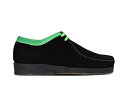 【海外限定】PADMORE BARNES P204 BLACK NEON GREEN パドモア＆バーンズ ブラック グリーン ワラビー ブーツ シューズ メンズ レディース ユニセックス スニーカー ギフト MADE IN PORTUGAL ポルトガル製