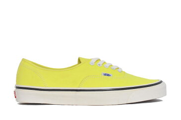 【送料無料】VANS AUTHENTIC 44 DX ANAHEIM FACTORY NEON CANVAS バンズ オーセンティック ネオン キャンバス アナハイムファクトリー メンズ イエロー