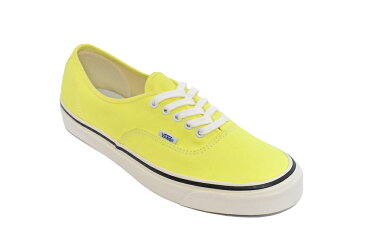 【送料無料】VANS AUTHENTIC 44 DX ANAHEIM FACTORY NEON CANVAS バンズ オーセンティック ネオン キャンバス アナハイムファクトリー メンズ イエロー